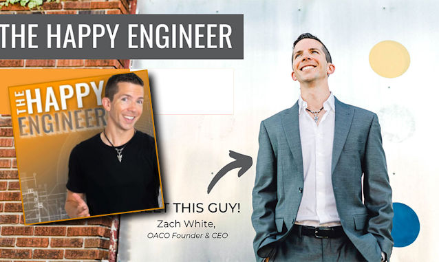 The Happy Engineer Zach White Podcast on the World Podcast Network and the NY City Podcast Network